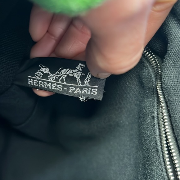 Hermès Large & mini Fourre Tout Tote in Black & Grey - Picture 4 of 14